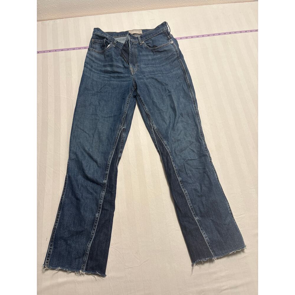 Everlane The Cheeky Bootcut Jeans Women’s 27R High Rise Raw Hem Denim